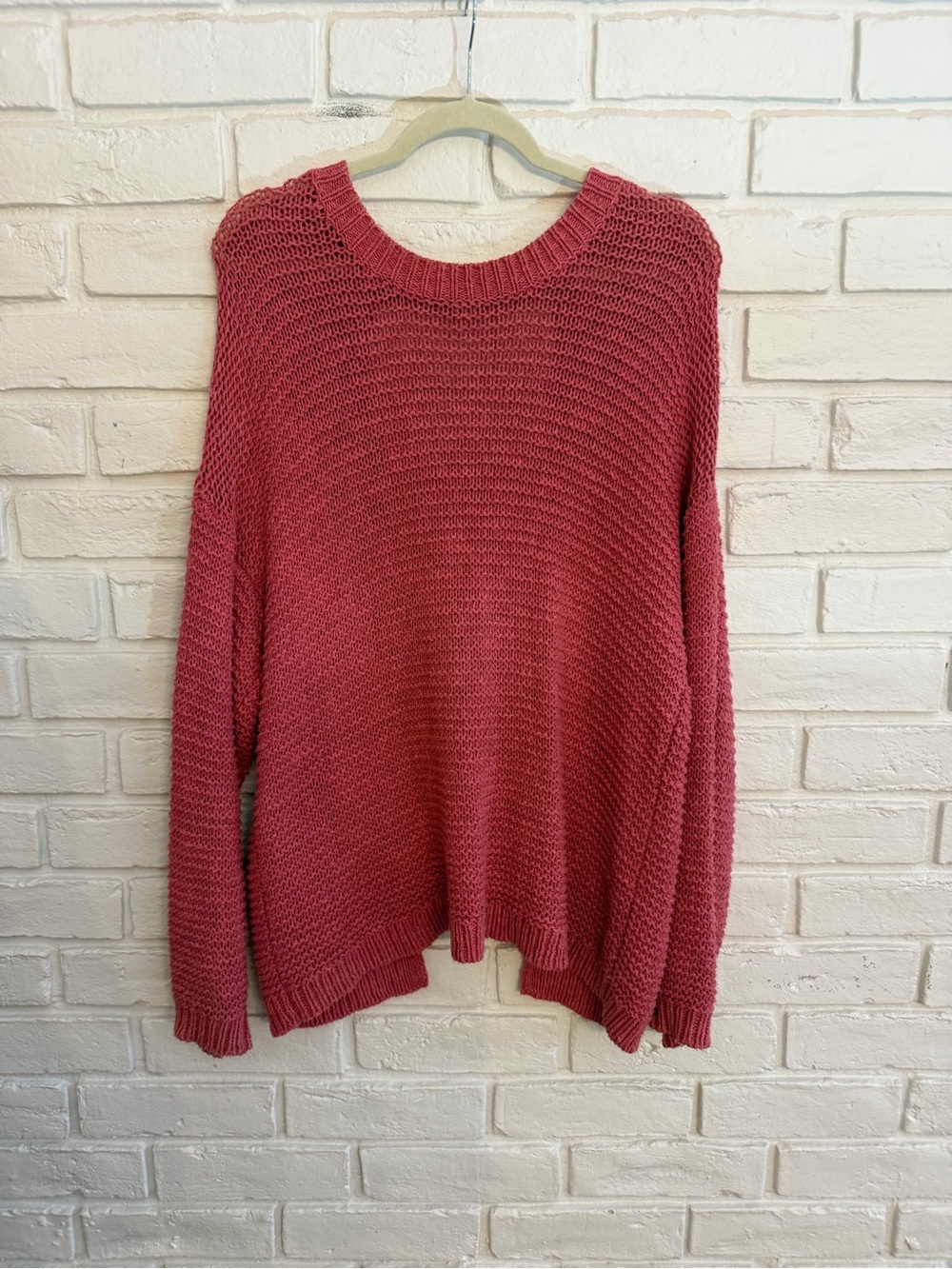 Aerie Cozy Women's Crewneck Sweater in Dusty Rose